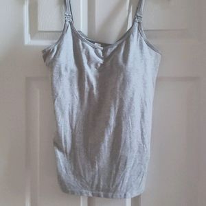 Hands Free Pump & Nurse Tank, Grey, M